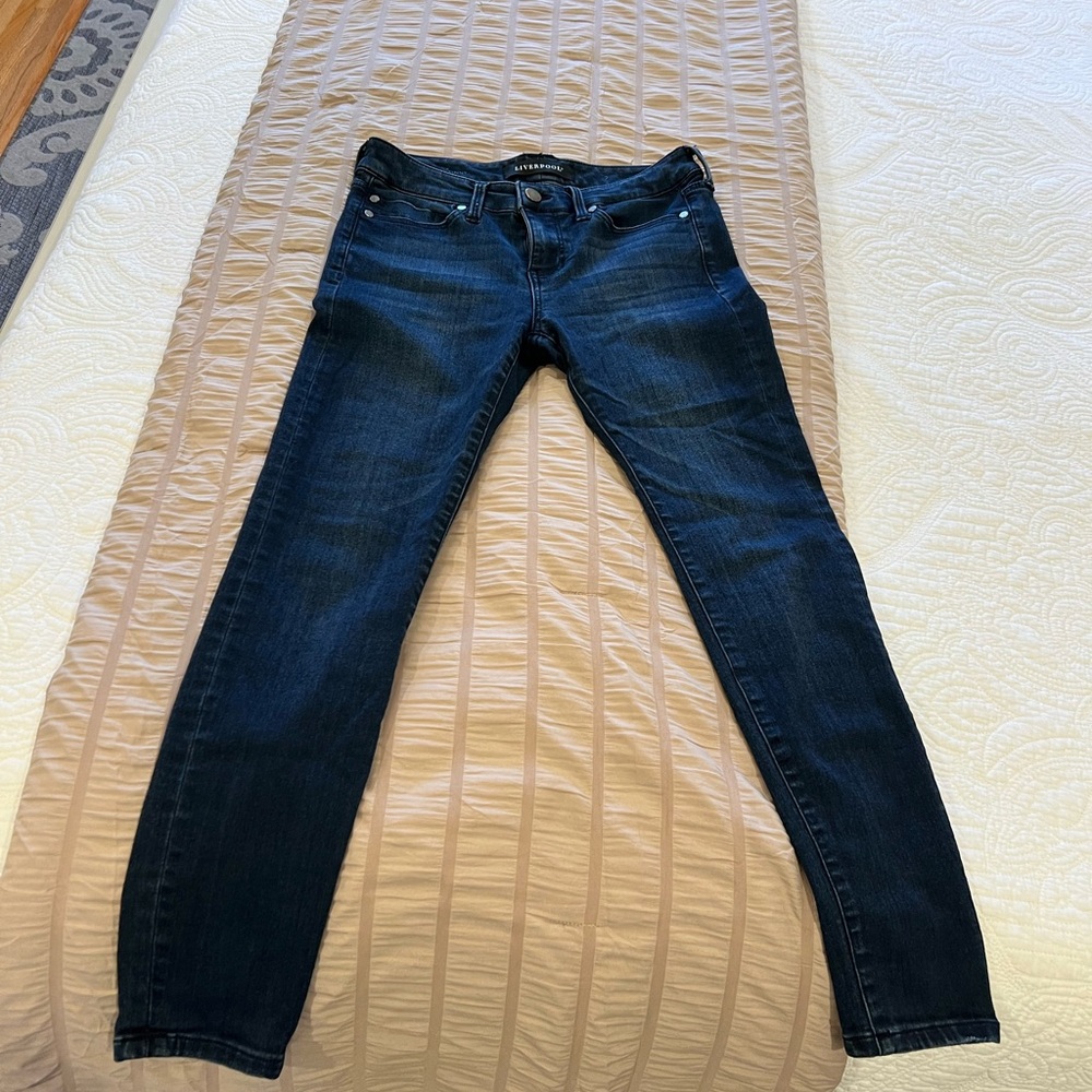 Liverpool 2P Dark Blue Denim Jeans